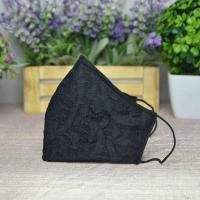 ราคา แมส แมสลูกไม้ แมสปิดปาก แมสปิดจมูก ผ้าปิดจมูก ผ้าปิดปาก mask กรอง3ชั้น มีช่องสอดแผ่นกรอง #YC110 สีดำ ลูกไม้ (4944811853)