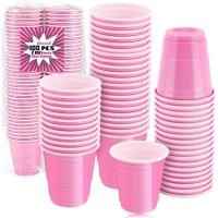 ราคา Blcculi 100 ชิ้น 2 ออนซ์พลาสติก Pink Shot แก้ว - ถ้วยปาร์ตี้แบบใช้แล้วทิ้งสําหรับ Jello Shots, Bachelorette และงานปาร์ตี้วันเกิด - Mini ชิมเสิร์ฟ Shot ถ้วย 2DUJ (26192144801)