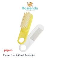 ราคา Pigeon Hair & Comb Brush Set / หวีสระผมเด็ก (44474537131)