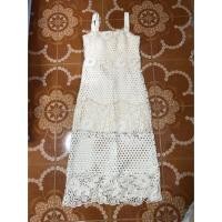 ราคา เดรสลูกไม้ยาว ผ้าหนัก ลูกไม้สวยมาก ไซต์ M ป้ายออเร้น (2006933640)