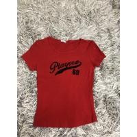 ราคา เสื้อยืดสีแดงสกรีนกำมะหยี่ (4878824473)