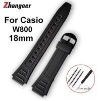 ราคา Zhangeer 18 มม.ซิลิโคนสีดํานาฬิกาสําหรับ W800 PU ยางสายนาฬิกาสําหรับผู้หญิงผู้ชายสร้อยข้อมือนุ่มสบายสายรัดข้อมือเปลี่ยนนาฬิกาอุปกรณ์เสริม W9NV (42123058138)