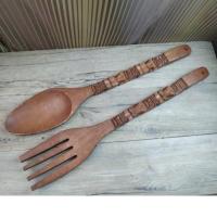 ราคา ช้อน ส้อม ไม้ยักษ์ มือสอง japan (15979685191)