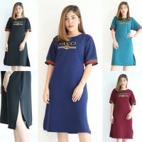 ราคา เดรสผ้ายืดวูลเวฟ (1542876574)