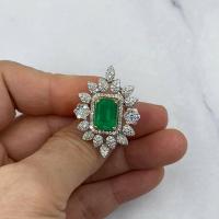 ราคา ✨แหวนมรกตโคลัมเบีย ทอง 18K (43817451828)