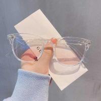 ราคา แว่นตากรองแสงสีฟ้าป้องกันรังสียูวีเกาหลีแฟชั่นกรอบเหลี่ยมแว่นกรองแสงผู้ชายและผู้หญิงเข้ากับทุกการแต่ (44319199686)