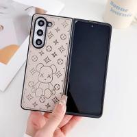 ราคา แฟชั่นเหมาะสําหรับ Samsung zfold4 เคสโทรศัพท์ w24 พับหน้าจอพับหมี f9000 หนัง Faux w22 Street Wear 37.13 (54100647156)