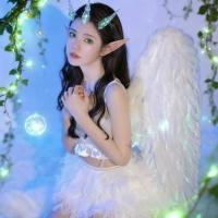ราคา วันฮาโลวีน Cosplay อุปกรณ์ประกอบการแสดงปีกนางฟ้าสำหรับเทศกาลอีสเตอร์ ปีกขนสำหรับผู้ใหญ่ (40870561756)