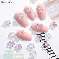 ราคา Rou Bao กลีบดอกไม้เรซิ่น 3D ขนาดเล็ก สีโปร่งใส สําหรับตกแต่งเล็บ 50 ชิ้น (20942099631)