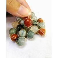 ราคา จี้หยกเม็ดกลม​13-14มม. กรอบชุบเงิน-ชุบทอง​อย่างดี​ หนา​ ทนทาน (5549116040)