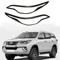 ราคา เหมาะสําหรับ 2016 ฟอร์จูนเนอร์ ไฟหน้าฝาครอบดัดแปลง 2016 ฟอร์จูนเนอร์ เคลือบสีดําไฟหน้ากรอบ (29243442994)