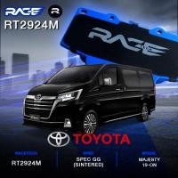 ราคา ผ้าเบรคหน้า RACETECH รถ TOYOTA HIACE COMMUTER ปี 05 - 18 / VENTURY ปี 14 - 19 - คอมมิวเตอร์ เวนจูรี่ รหัส RT2924M (43764764434)