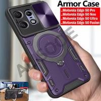 ราคา สําหรับ Motorola Edge 60 Fusion Edge60 5G 60S 50 Pro 40 Neo 50 Ultra G75 G55 กรณีสไลด์กล้องผู้ถือแหวนสําหรับ Moto E15 G05 G15 G35 Hard กันชน (44051104918)