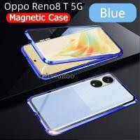 ราคา สําหรับOppo Reno 8T Reno8 T 5G 13F 12F 11F 12 Pro 12Pro Reno12 Reno13F 4G 5Gสองด้านกระจกนิรภัยเคสโทรศัพท์โลหะฝาครอบแม่เหล็กคลุมทั้งหมดปลอกแข็ง (20374172854)