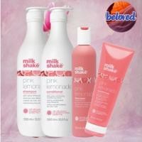 ราคา Milk Shake Pink Lemonade Shampoo/Conditioner สำหรับผมสีบลอนด์และผมไฮไลท์ที่ให้สัมผัสสีชมพู (23062328078)