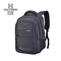 ราคา กระเป๋าเป้สะพายหลัง Polo Hiero 14100 สําหรับเด็กผู้ชาย (สายต่อ USB ฟรีผ้าคลุมกันฝน) (9642726762)
