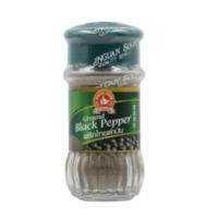 ราคา ง่วนสูน ตรามือที่ 1 พริกไทยดำป่น 60 g.Nguan Soon No.1 Hand Brand Ground Black Pepper 60 g.สมุนไพร เครื่องปรุง (5173457924)