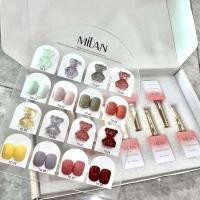 ราคา พร้อมส่ง Setสี Milan Monet โทนนู๊ด ชุด 8 สี สีสวยทุกสี เนื้อสีแน่น น้องมาพร้อมชาร์ตสีสำเร็จ (25058762291)