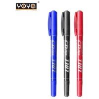 ราคา (10ด้าม)ปากกาเขียนซีดี​2หัว​ YOYA​(TWIN MARKER CD PEN) PERMANENT MARKER 1101 (29911595445)