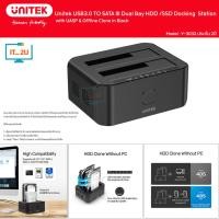 ราคา Unitek Y-3032 Docking Station USB3.0 to Sata6G Dual Bay (With Offline Clone Function) (24679387882)