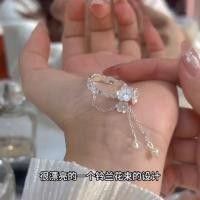 ราคา {Lily of the Valley Flowers} Lily of the Valley Flowers Tassel Ring Niche Design Feel High-value Temperament All-match Hand Jewelry 8.29 A5 (29841374780)