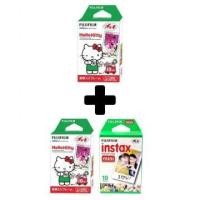 ราคา ฟิล์ม Fujifilm Instax Hello Kitty (แถมฟิล์ม Hello Kitty 1 กล่อง +ฟิล์มธรรมดา 1 กล่อง) (17297556289)