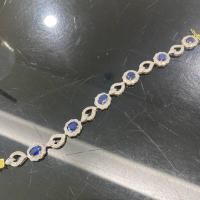 ราคา ✨สร้อยข้อมือไพลิน เผาเก่า ทอง 18K (40970723029)