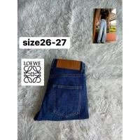 ราคา LOEWE โลเอเว่ Wide Leg High Jeans แท้% มือสอง (26980765980)