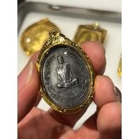ราคา พระเหรียญรูปไข่ หลังพัดยศ ปี18 หลวงปู่โต๊ะ เนื้อทองแดง พร้อมเลี่ยมทอง (25895036713)