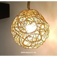 ราคา โคมไฟรังนกกลม แบบแขวน (40502863892)