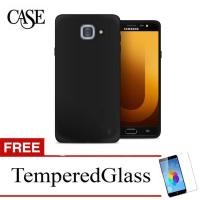ราคา เคสสําหรับ Samsung Galaxy J7 Max / G615 - 5.7 นิ้ว - Slim Soft Case - Solid Black - Free Tempered Gl (41870745628)