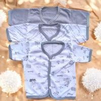 ราคา 1 โหล 12 ชิ้น 6 ชิ้น 3 ชิ้นเสื้อผ้าเด็กทารกแรกเกิดแขนสั้นชุดเสื้ออายุ 0-3 เดือน SNI (40673100090)