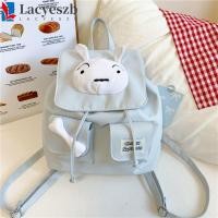 ราคา กระเป๋าเป้สะพายหลังสไตล์ญี่ปุ่น สีขาวนุ่ม พร้อมลายเส้นหวานสีฟ้า สำหรับนักเรียน เป็นของขวัญที่ลงตัว (43119716314)