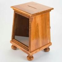 ราคา ตู้รับบริจาคไม้สักขนาดใหญ่ มีแบบกระจก/ทึบ ส่งฟรี!! (1754133333)