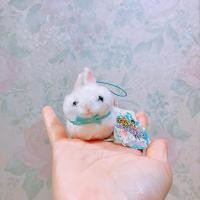 ราคา พวงกุญแจ กระต่าย ตุ๊กตา จิ๋ว กระต่ายขาว amuse fun อมูส (24463602081)