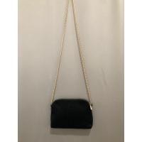 ราคา กระเป๋า H&M แท้100% สะพายข้าง Crossbody สีดำกำมะหยี่ โซ่ทอง (24129458770)
