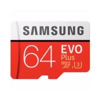 ราคา [ส่งฟรี]Samsung MicroSD EVO Plus ความเร็ว 100MB UHS-I U3 ความจุ 64GB (ประกันศูนย์) (2100980379)