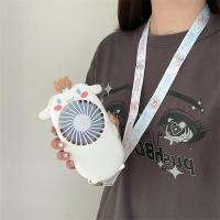 ราคา พัดลมพกพา พัดลมไร้สาย พัดลมจิ๋ว พัดลมมือถือ Summer Must-Have Halter Fan Lazy Portable Student Cartoon Small Portable USB Charging Halter Neck Mini (40225435624)