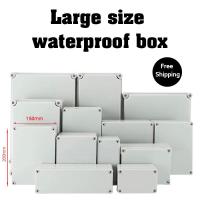 ราคา BIG size Outdoor Waterproof Enclosure Plastic Box Electronic Project Instrument Case Electrical Project Box Junction Box (41667296822)