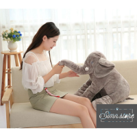 ราคา หมอนผ้าห่มช้าง ขนาดใหญ่ 60x50 ซม. ชุดเครื่องนอนสํานักงาน 3-ใน-1 พร้อมผ้าสักหลาดกํามะหยี่สุดนุ่ม ตุ๊กตาหมี พร้อมผ้าห่มช้างลูกโต จีเอ็มเอเลเฟ่นท์ (41013531769)