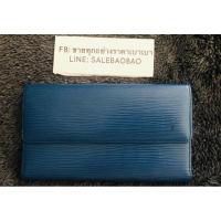 ราคา [มือสองของแท้] LV Louis Vuitton, SARAH,Blue epi leather ใบยาว ขนาด3พับ 19x11 CM ของแท้สภาพดี ไม่ลอกไม่เหนียวสีเดิม (6389939074)