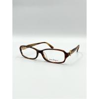 ราคา Salvatore Ferragamo Vintage Eyeglasses % Authentic กรอบแว่นตาน้ำหนักเบา ตกแต่งคริสตัลที่ขาแว่น (28221310049)