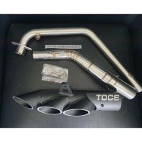 ราคา คอท่อ สแตนเลส CBR150 ปี 2019 ขึ้นไป มีรูเซ็นเซอร์ พร้อมปลายท่อ TOCE สามรู งานสวย (29584996815)