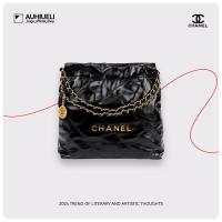 ราคา ของแท้ 100% CHANEL Crossbody Bags สีดำ AS3260-B08037-94305 (24841191793)