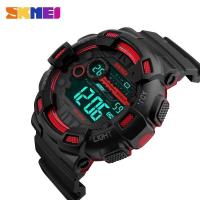ราคา SKMEI 1243 นาฬิกาข้อมือดิจิตอล LED กันน้ำ 50 เมตรสำหรับผู้ชาย (5532664460)