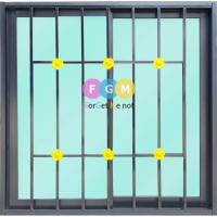 ราคา [ส่งฟรี!!] หน้าต่างบานเลื่อนสีดำมีมุ้งลวด หน้าต่างพร้อมเหล็กดัดลายซากุระ หน้าต่างอลูมิเนียมบานเลื่อนมีมุ้ง (15713982840)