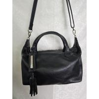 ราคา Flynow กระเป๋าหนังแท้ สีดำ สะพายได้ หิ้วได้ มือ 2 สภาพดี (25146536222)