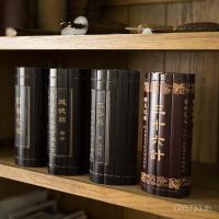 ราคา ผู้ผลิตโบราณประสิทธิภาพไม้ไผ่เจนที่ว่างเปล่าย้อนยุคสไตล์จีนโบราณสามตัวอักษรคลาสสิกเวทีหนังสือเลื่อนหนังสือกฎหมายศิษย์กฎ ตกลง (54200124400)