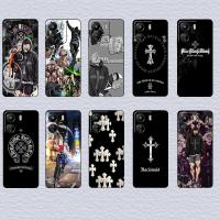 ราคา พิมพ์ลายแฟชั่น สําหรับ Xiaomi Poco M4 M5S F2 F3 F4 F5 X4 GT Pro Chrome Hearts เคสโทรศัพท์ TPU สีดํานุ่ม (43106876711)