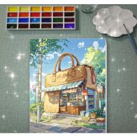 ราคา 【ชุดวาดภาพสีน้ำมันDIY】ระบายสีตามเลข|เหมาะสำหรับมือใหม่|กิจกรรมคลายเครียด|พร้อมสีและพู่กัน (40757777892)